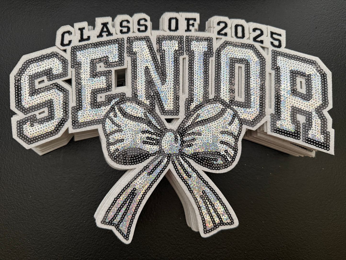 Class Of 2025 Platinum iron on patch