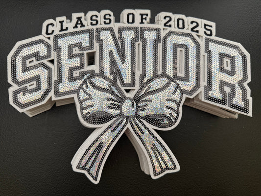 Class Of 2025 Platinum iron on patch