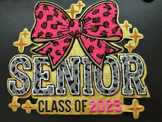 Class Of 2025 Hot Pink Gold Black