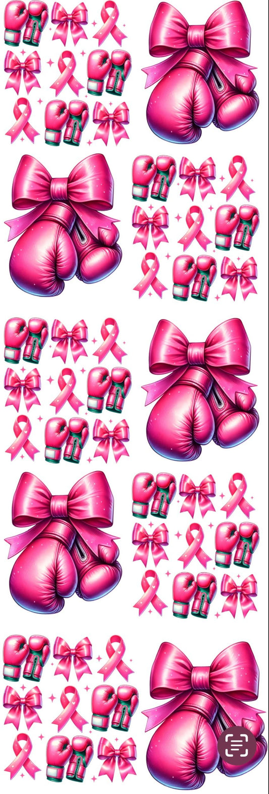 Pink Boxing Gloves And Ribbons