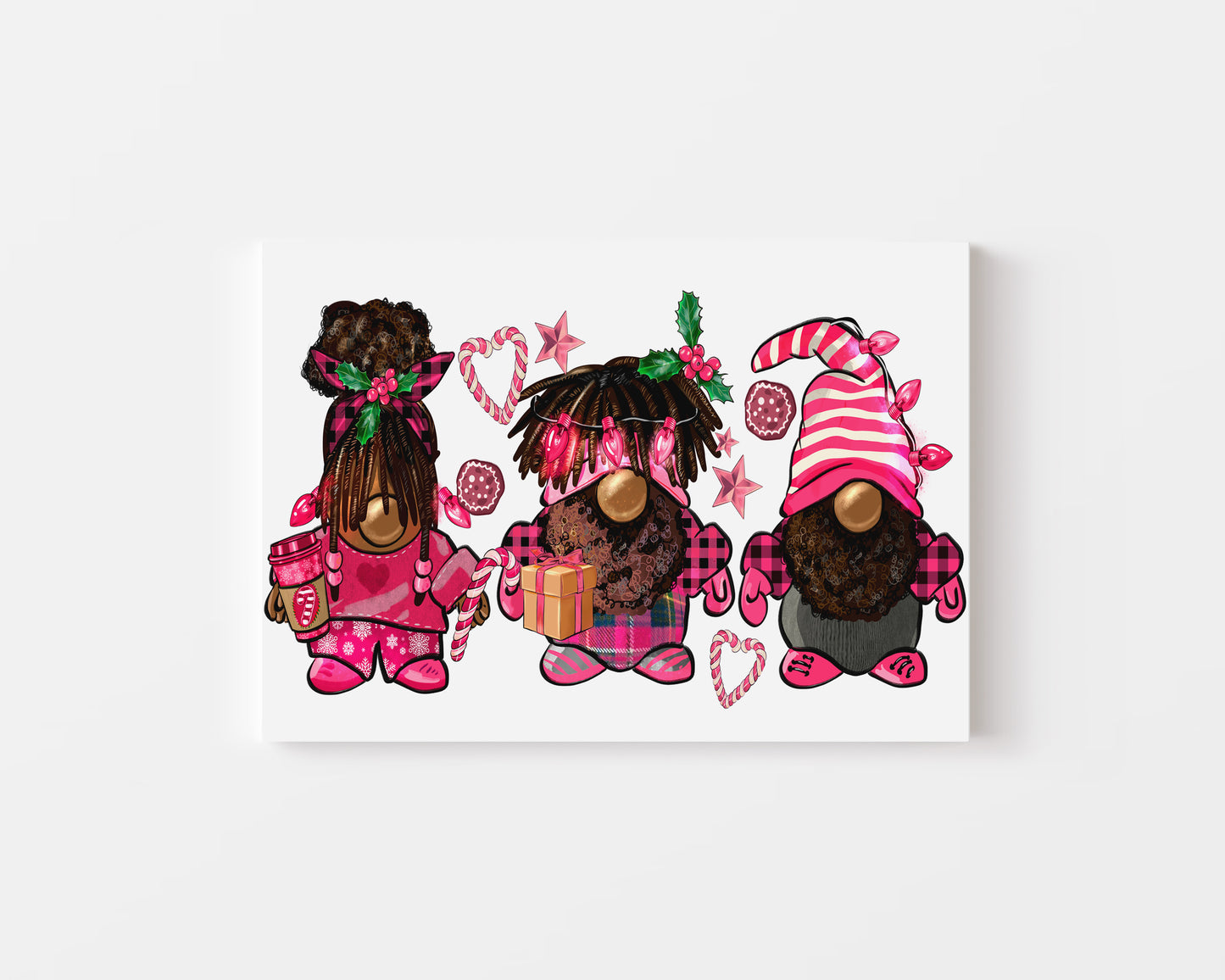 Pink Christmas Gnomes